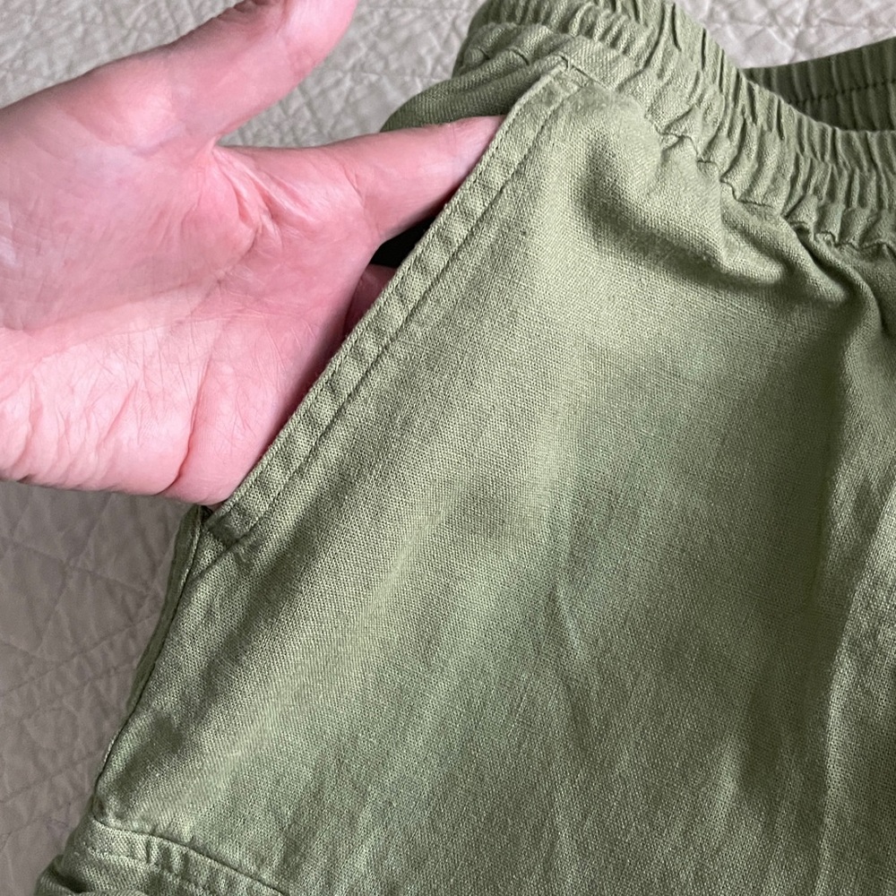 Love Tree sage green Drawstring Pants - Picture 3 of 6